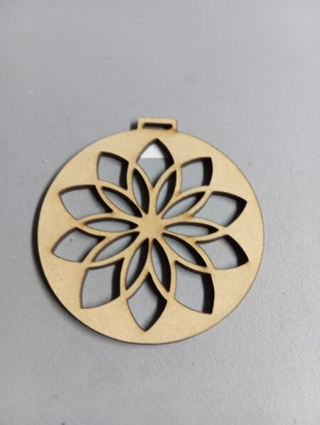 F00019 NAVIDAD GUIRNALDA MANDALA 8 CM