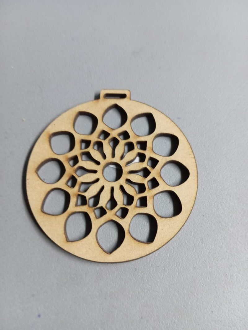 F00020 NAVIDAD GUIRNALDA MANDALA 8 CM