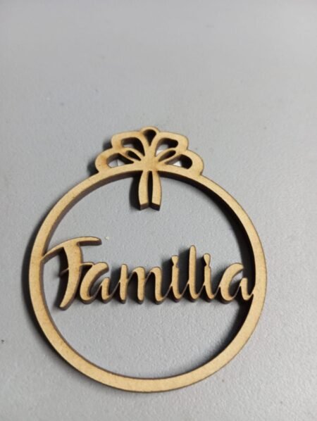 F00028 NAVIDAD GUIRNALDA FAMILIA MONO 6 CM