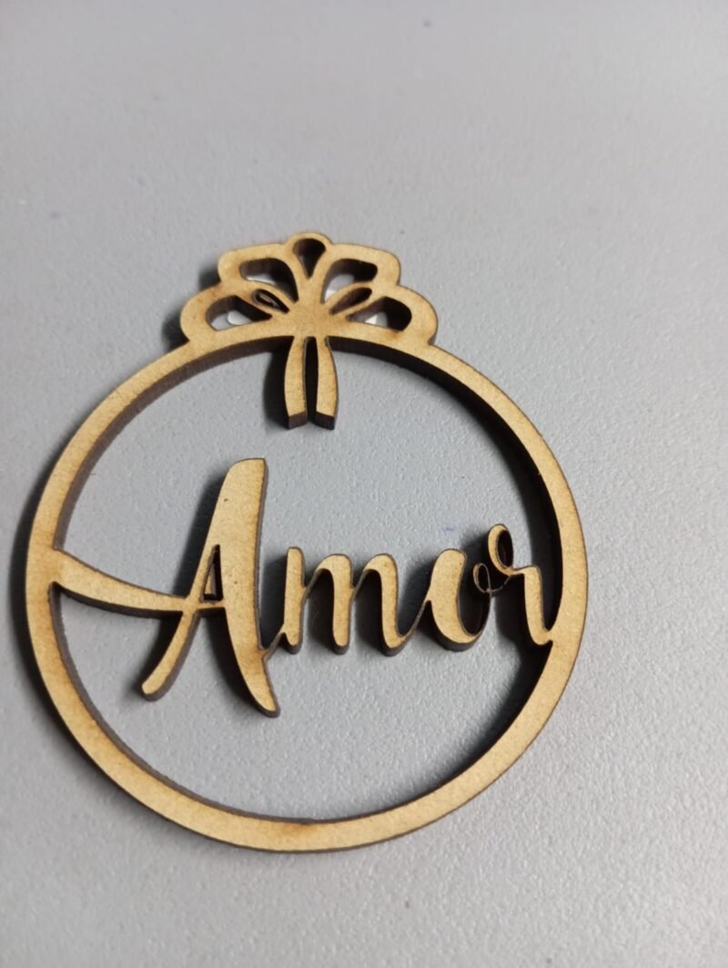 F00030 NAVIDAD GUIRNALDA AMOR CON MONO 6 CM