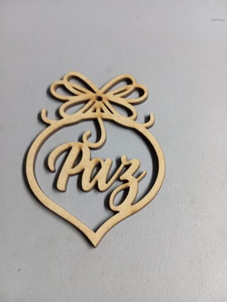 F00036 NAVIDAD GUIRNALDA PAZ CON MONO 8 CM