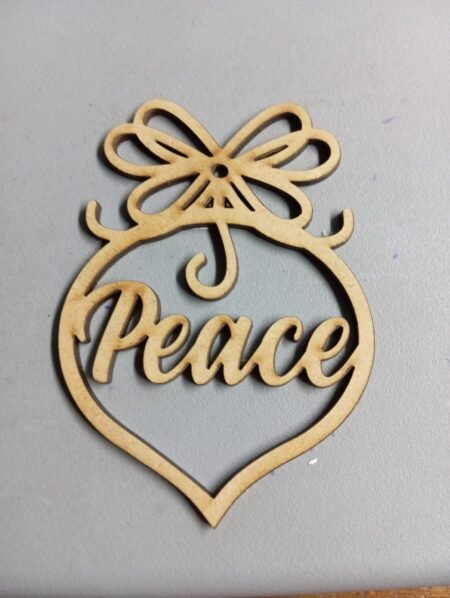 F00037 NAVIDAD GUIRNALDA CON MONO PEACE 8 CM