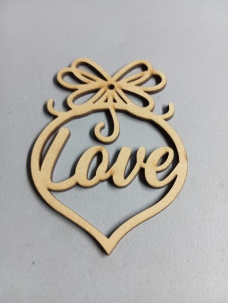 F00040 NAVIDAD GUIRNALDA LOVE CON MONO 8 CM