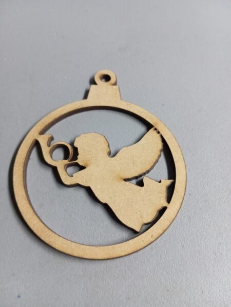 F00042 NAVIDAD GUIRNALDA ANGEL 8 CM