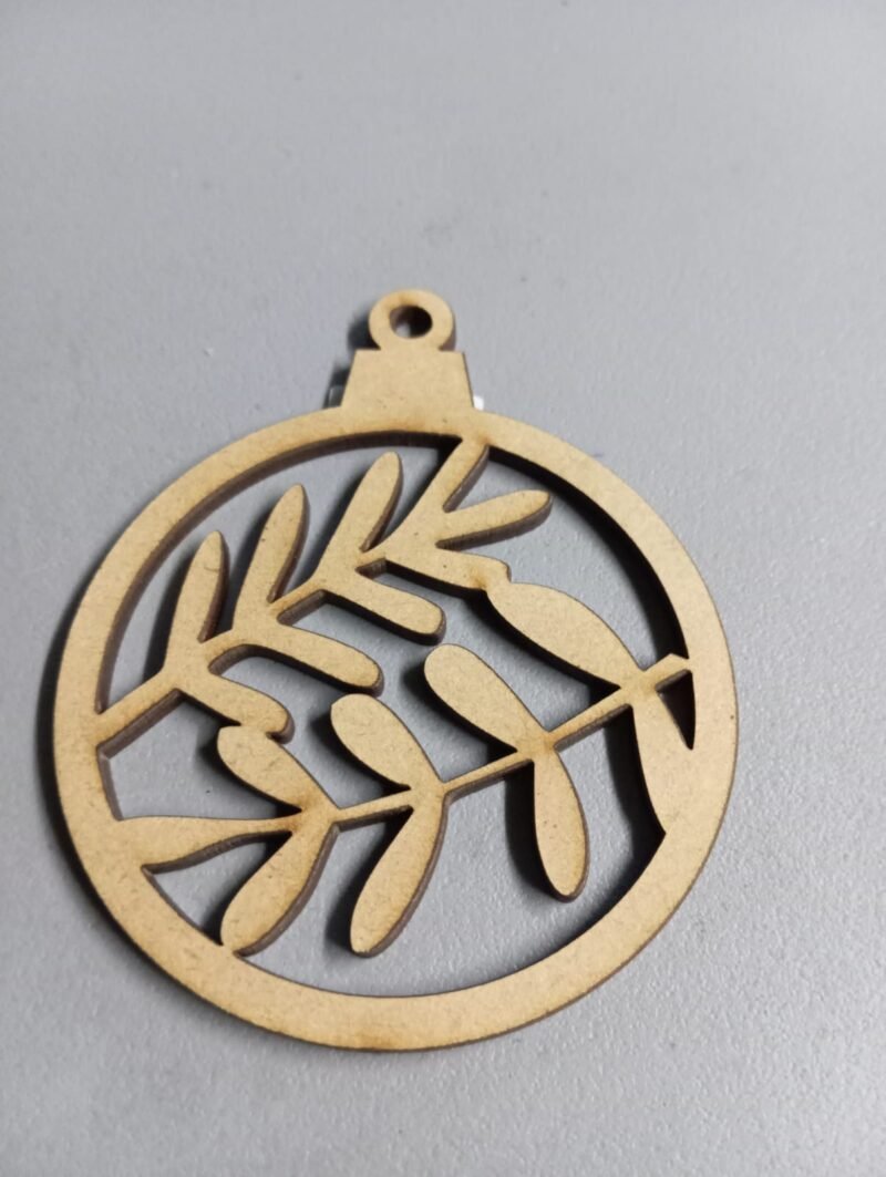 F00043 NAVIDAD GUIRNALDA LAURELES 8 CM