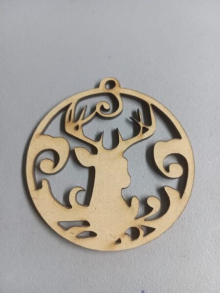 F00071 NAVIDAD GUIRNALDA RENO 8 CM