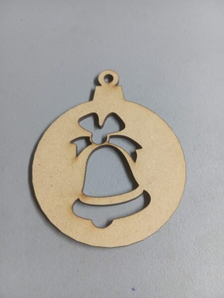 F00074 NAVIDAD GUIRNALDA CAMPANA 8 CM