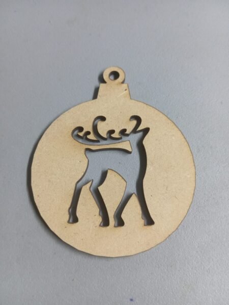 F00075 NAVIDAD GUIRNALDA RENO 8 CM