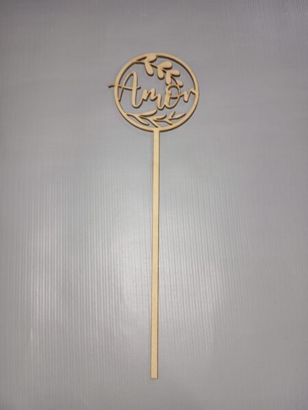 F00099 NAVIDAD TOPPERS NAVIDENO CIRCULO AMOR