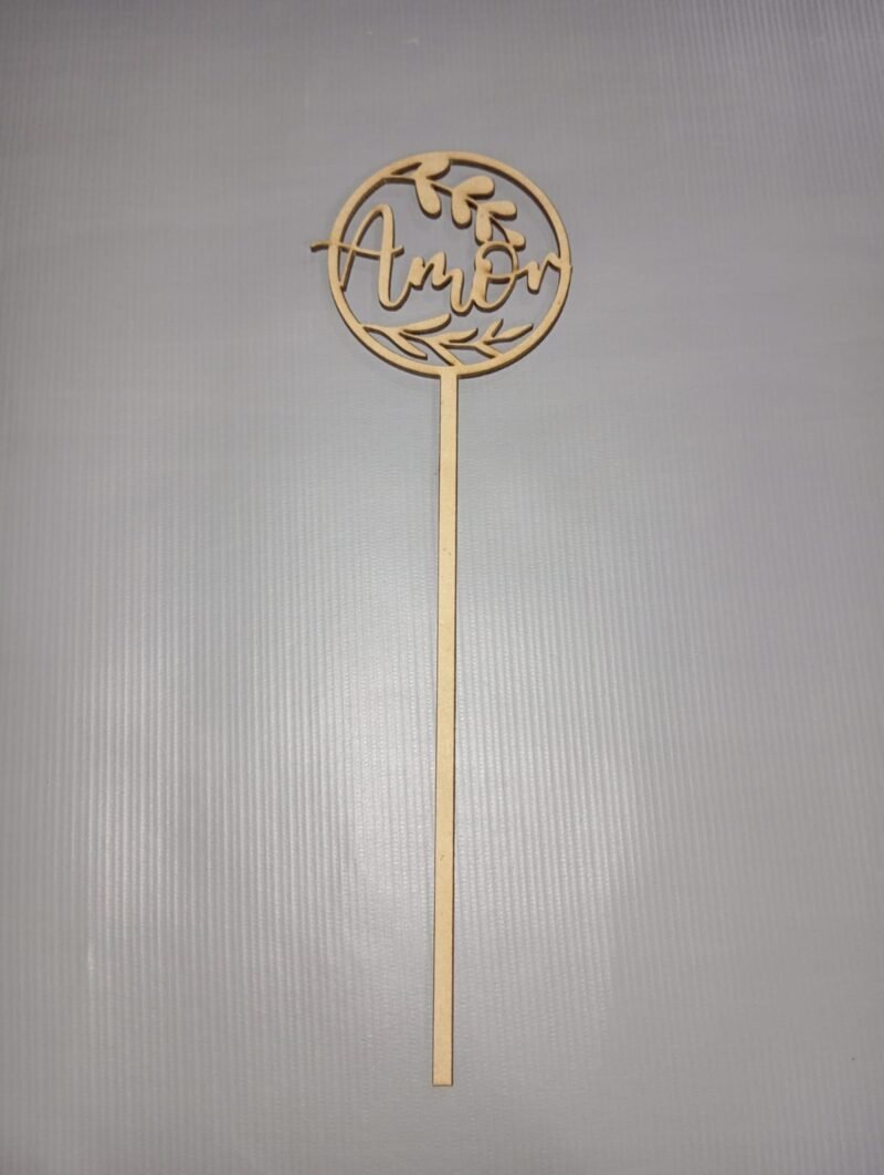 F00099 NAVIDAD TOPPERS NAVIDENO CIRCULO AMOR