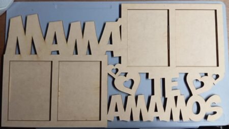 F00103 DIA DE LA MADRE MARCO DE FOTO MAMA TE AMAMOS