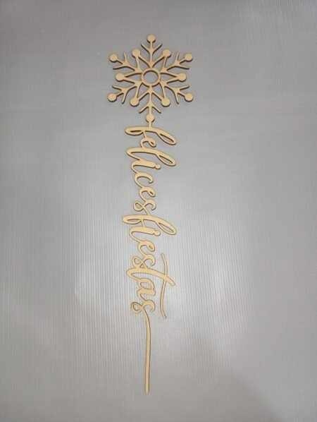 F00105 NAVIDAD TOPPERS NAVIDENO COPO FELICES FIESTAS