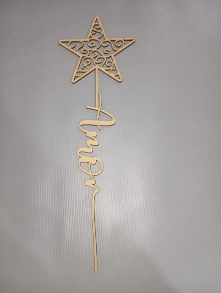 F00110 NAVIDAD TOPPERS NAVIDENO ESTRELLA AMOR