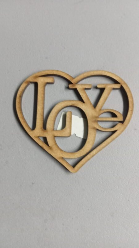 F00124 CORAZON CALADO LOVE