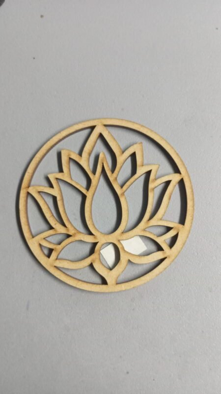 F00146 CIRCULO CALADO FLOR DE LOTO