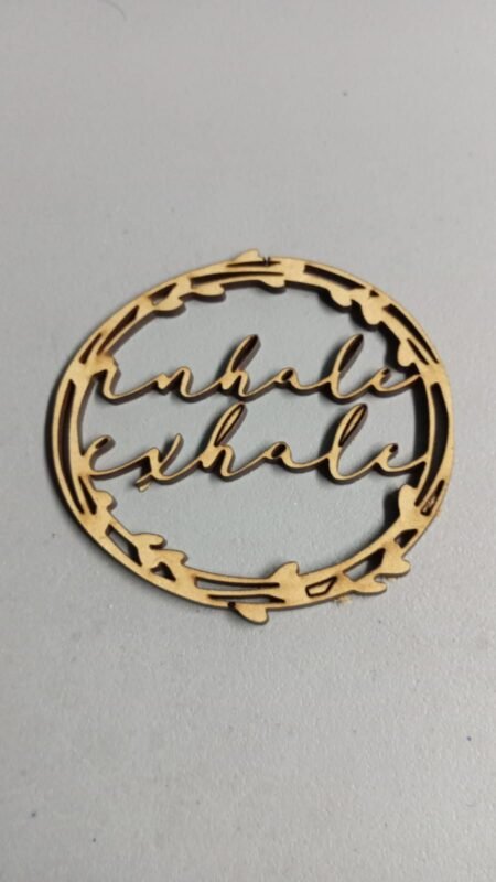 F00153 CIRCULO CALADO INHALA EXHALA 10X10