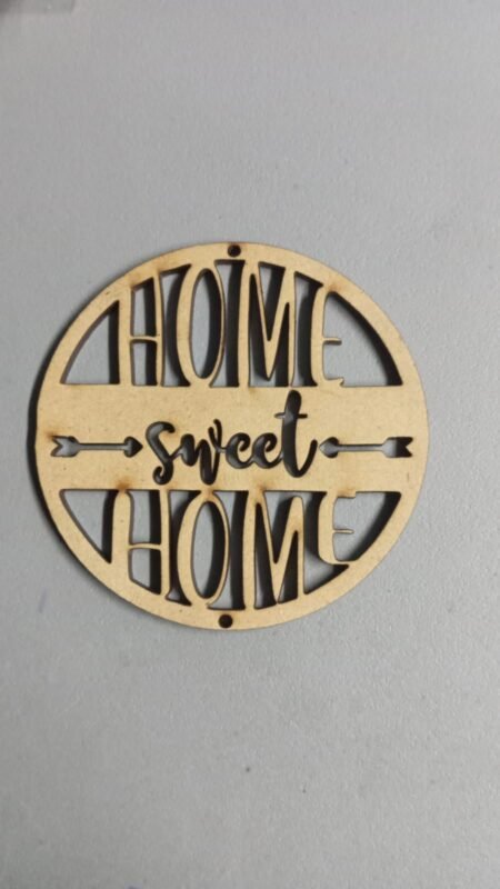 F00155 CIRCULO CALADO HOME SWEET HOME 10X10