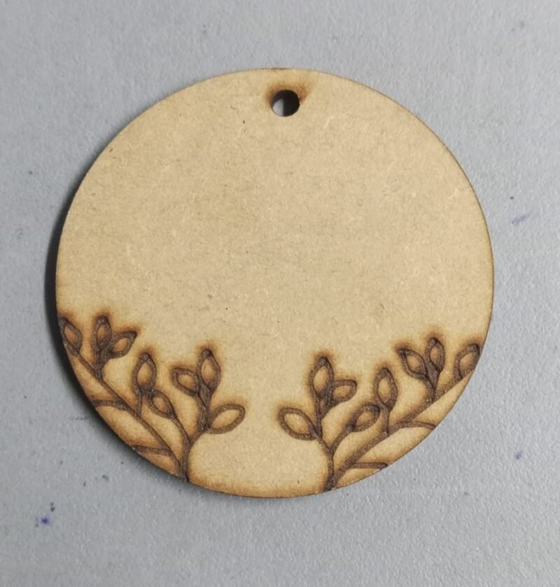 F00188 CIRCULO CON GRABADO LAURELES