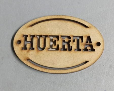 F00249 PLAQUITA DECORATIVA HUERTA 7 X 5