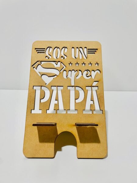 F00274 - DIA DEL PADRE PORTA CELULAR GRANDE SOS UN SUPER PAPA