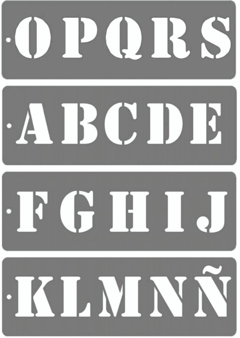 ABC002 ABECEDARIO Y NUMEROS COMPLETOS 5 CM
