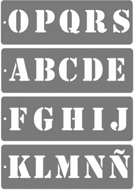 ABC002 ABECEDARIO Y NUMEROS COMPLETOS 5 CM