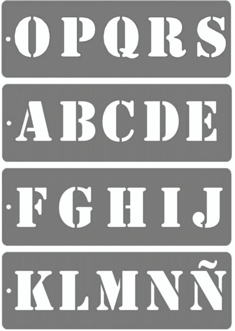 ABC002 ABECEDARIO Y NUMEROS COMPLETOS 5 CM