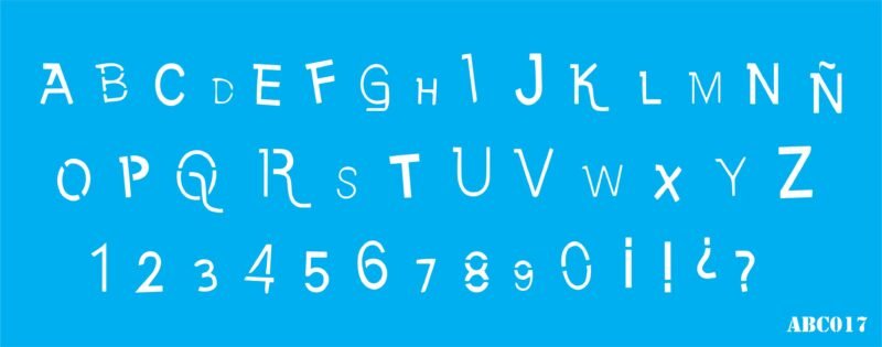 ABC017 ABECEDARIO 10 X 30