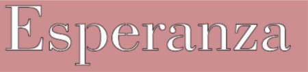 C0018 ESPERANZA 5 X 20