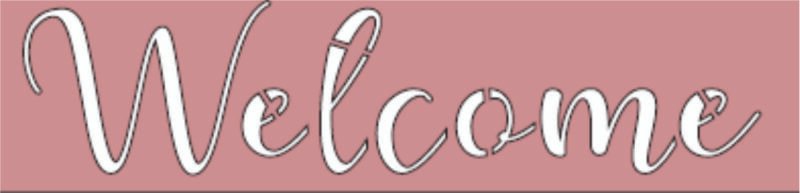 C0024 WELC0OME 5 X 20