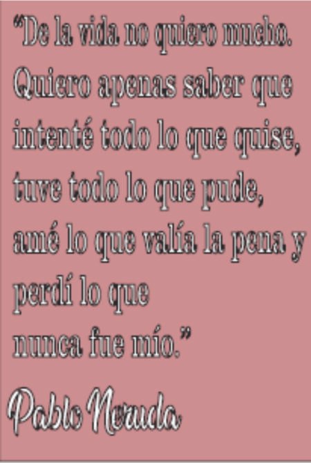 G006 PABLO NERUDA 20 X 30