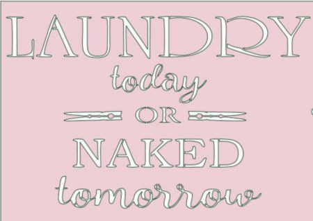 G036 LAUNDRY TODAY 20 X 30