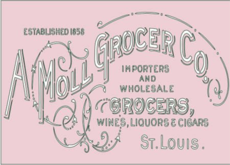 G038 A MOLL GROCER CO 20 X 30