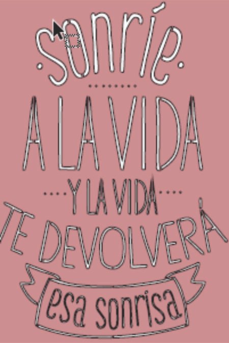 G048 SONRIE A LA VIDA 20 X 30