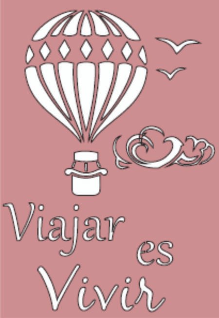 G050 VIAJAR EN VIVIR GLOBO TERRAQUEO 20 X 30