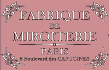 G059 FRABRITUQUE DE MOROITERIE 20 X 30