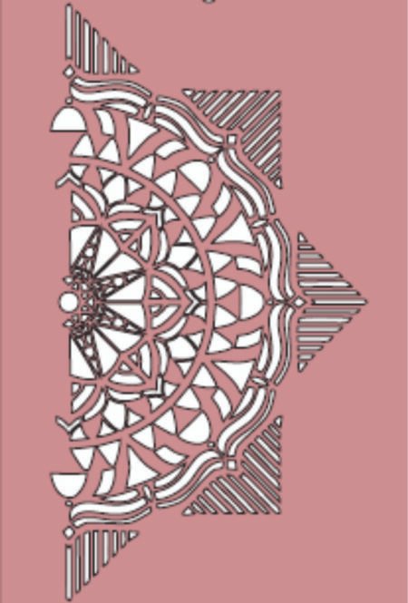 G073 MEDIA MANDALA 20 X 30