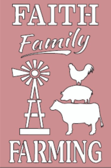 G079 FAITH FAMILY 20 X 30