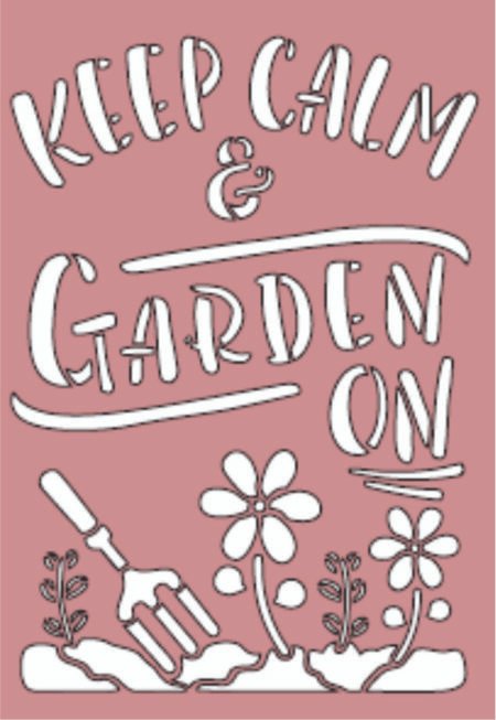 G090 KEEP CALM 20 X 30