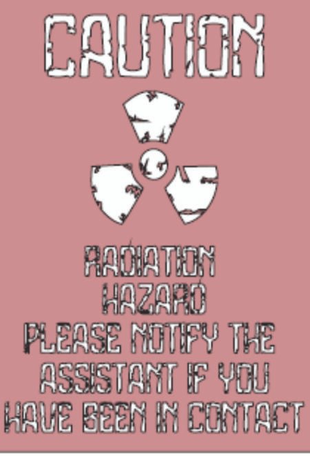 G100 CAUTION 20 X 30