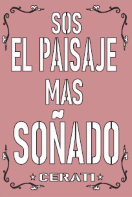 G109 SOS EL PAISAJE MAS SONADO CERATI 20 X 30