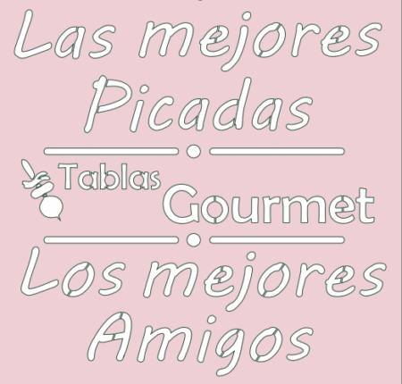GD011 LAS MEJORES PICADAS TABLAS GOURMET 30 X 30