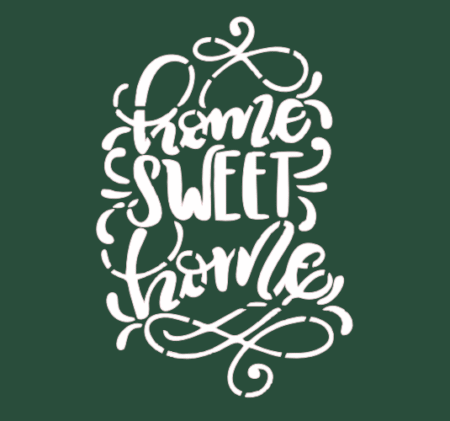 GD045 HOME SWEET HOME 30 X 30