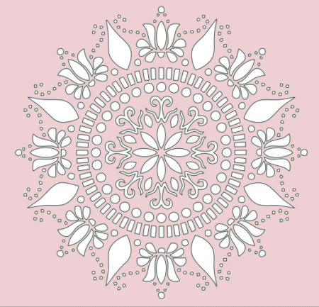 GD056 MANDALA 30 X 30