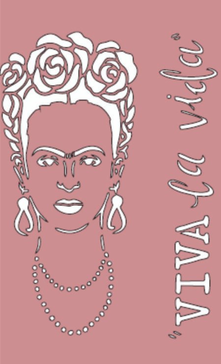 GDE002 FRIDA KALO VIVA LA VIDA 30 X 50