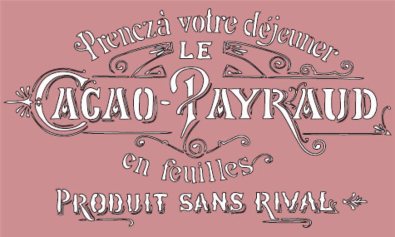 GDE007 CACAO PAYRAUD 30 X 50