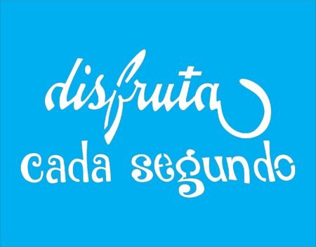 N0252 DISFRUTA CADA SEGUNDO 15 X 20