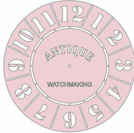 RGD001 RELOJ NUMERO 30 X 30