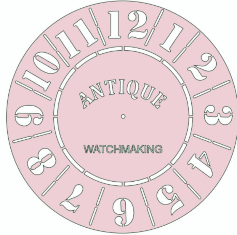 RGD001 RELOJ NUMERO 30 X 30