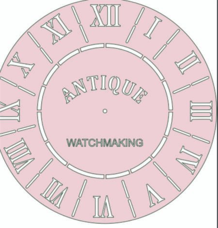 RGD003 RELOJ ROMANO 30 X 30